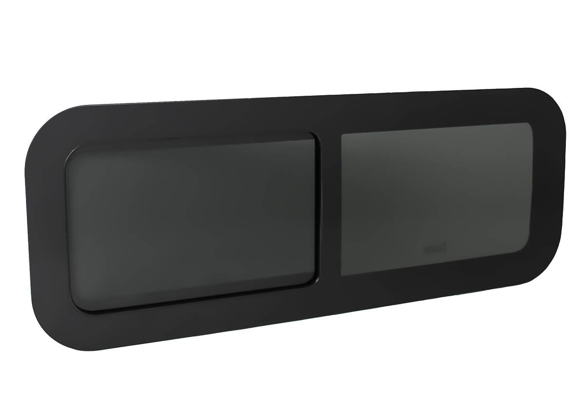 AM Auto - Universal - Passenger Side - Bunk Window - Half Slider w/ Screen -  40" x 15"