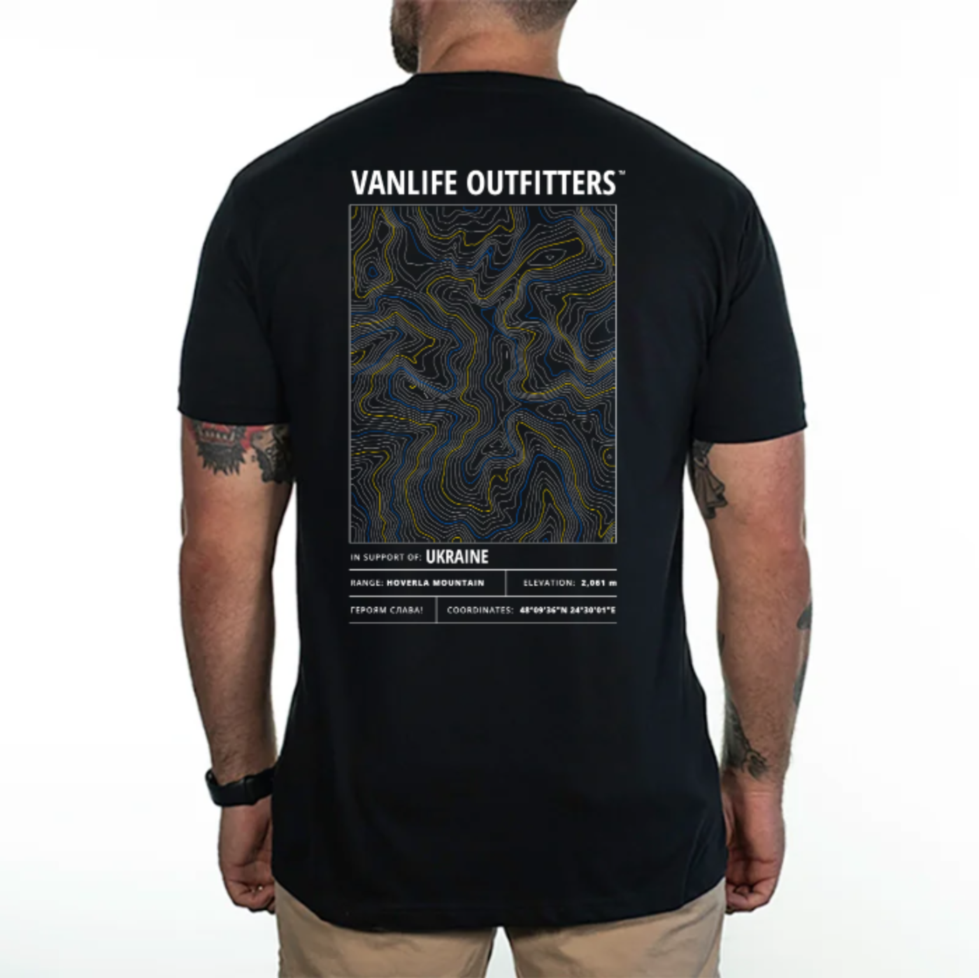 VANLIFE = FREEDOM Ukraine Support T-Shirt