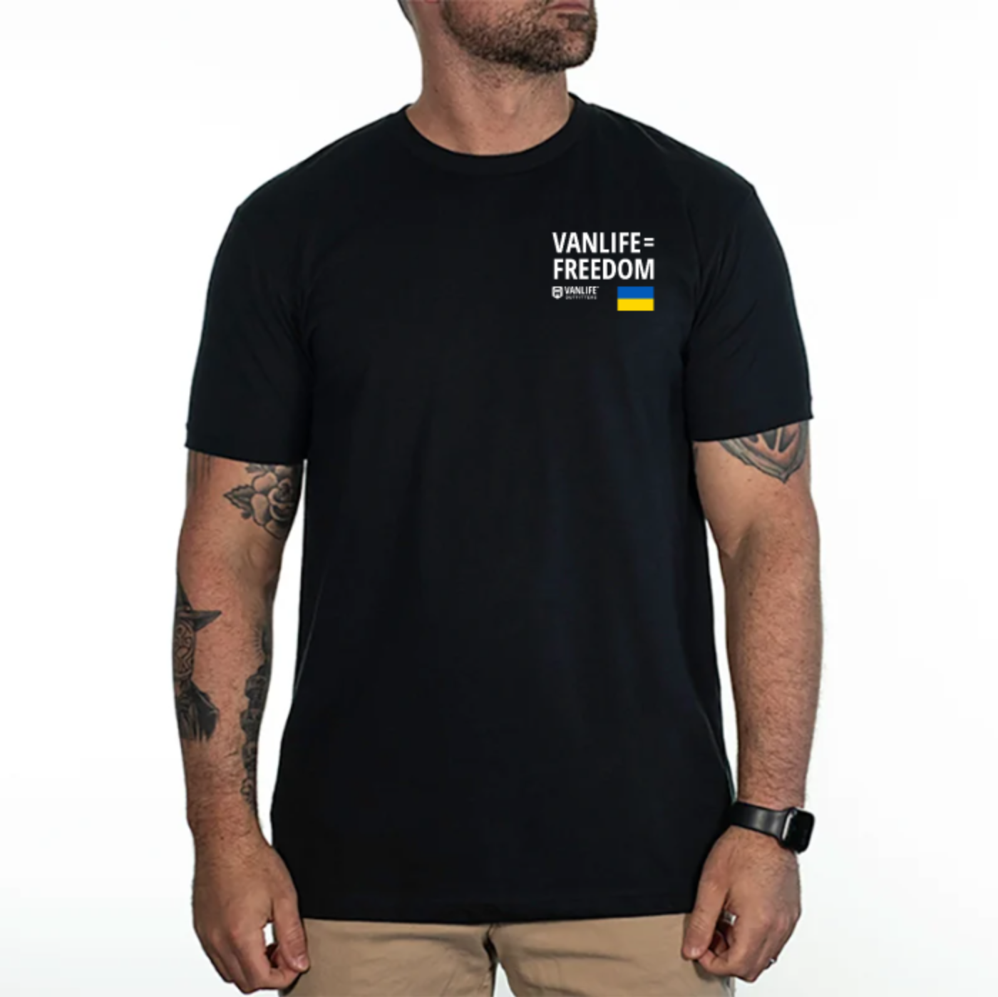 VANLIFE = FREEDOM Ukraine Support T-Shirt