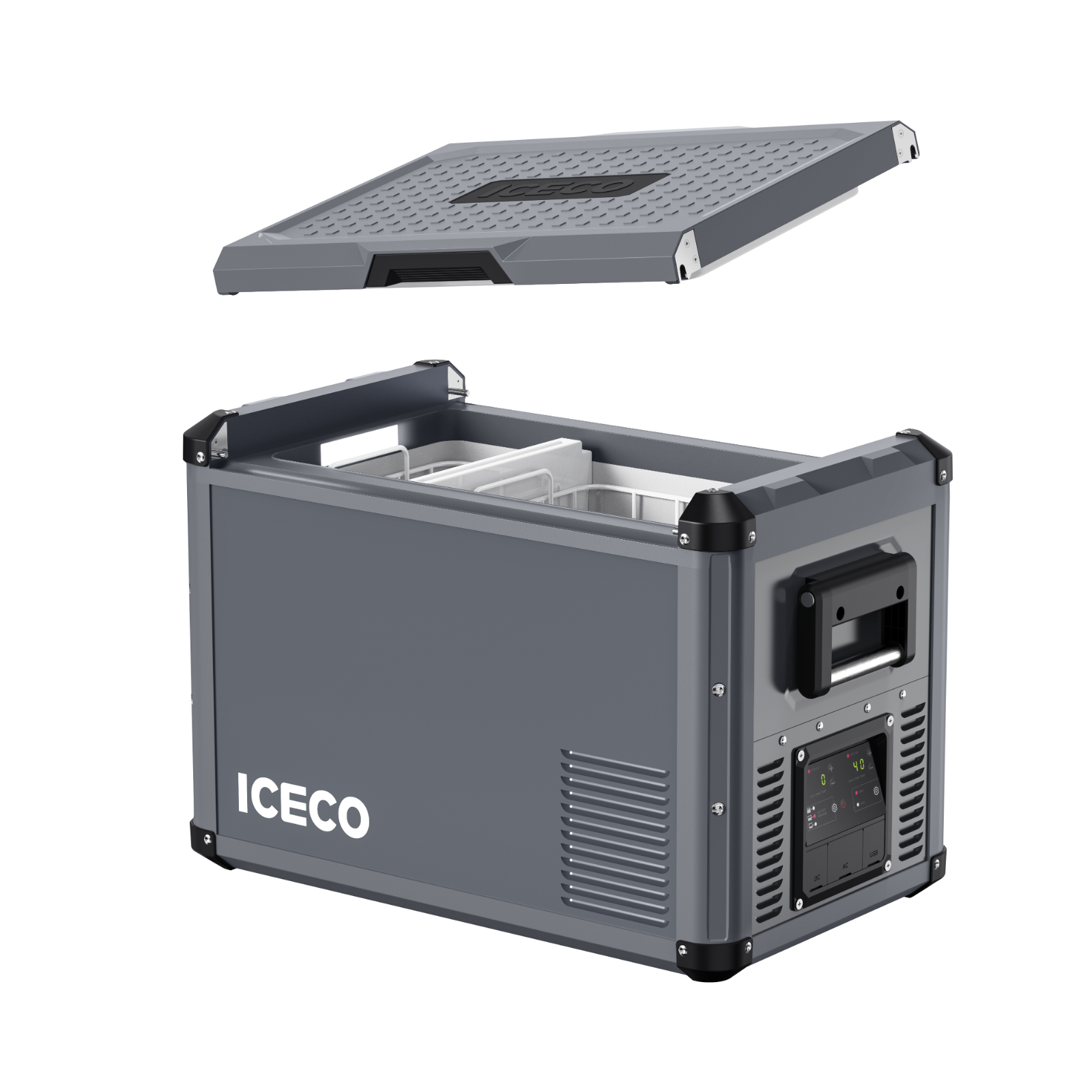 ICECO VL45ProD 12/24V Dual Zone Portable Refrigerator Freezer 45L