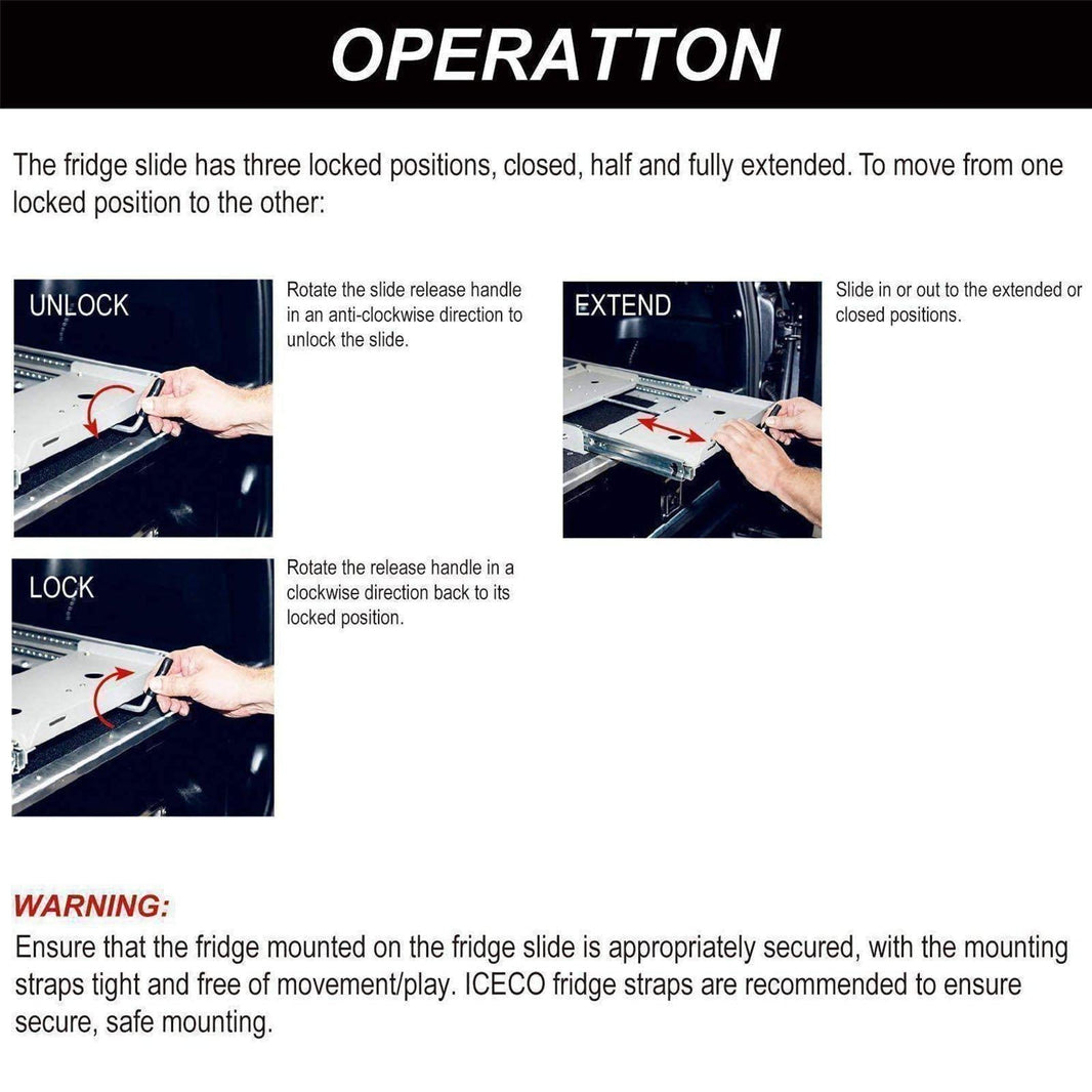 ICECO Mounting Drawer Slide for VL60PRO Refrigerator Freezer