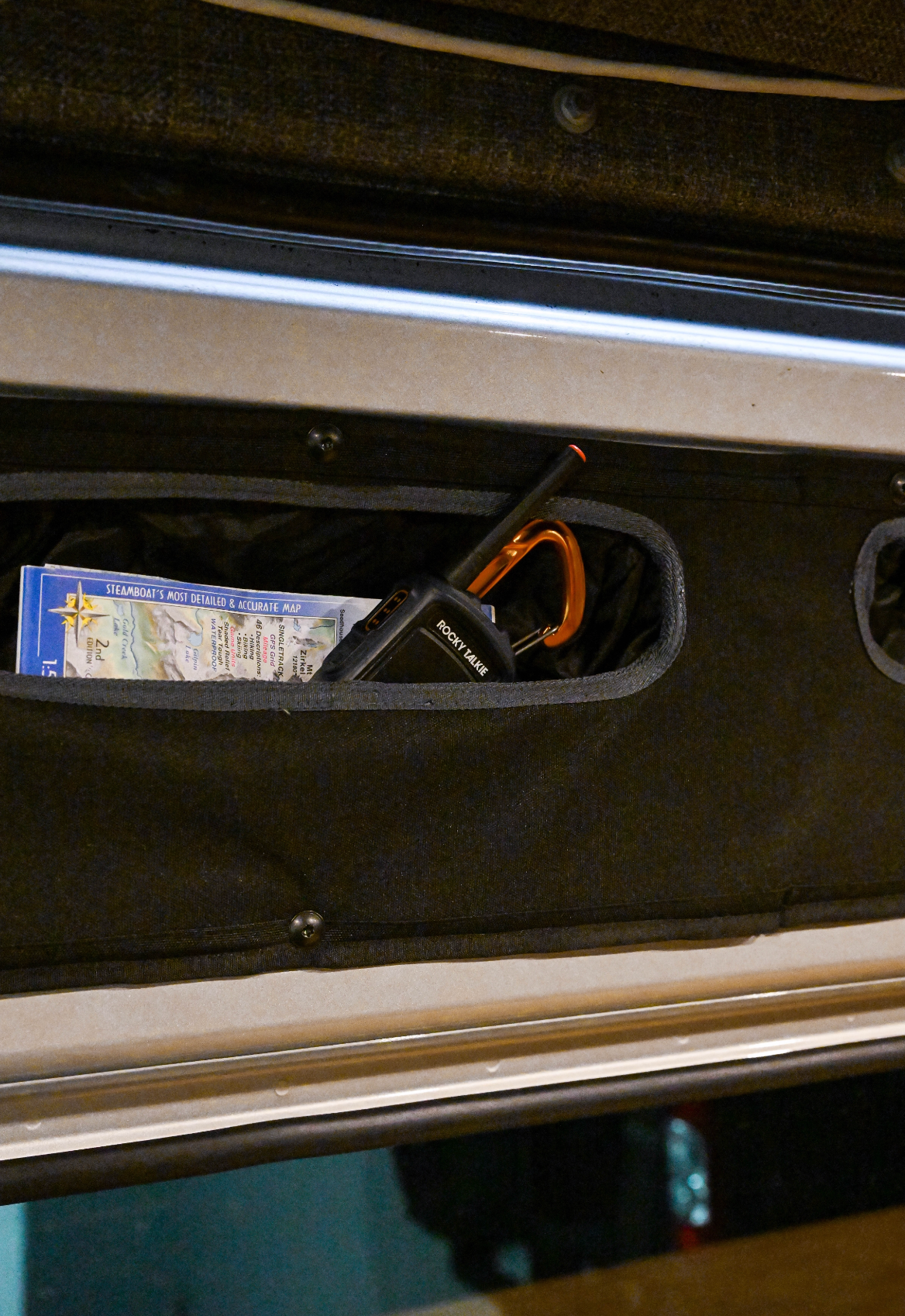 VanEssential Mercedes Sprinter Sliding Door Storage Panel - Upper