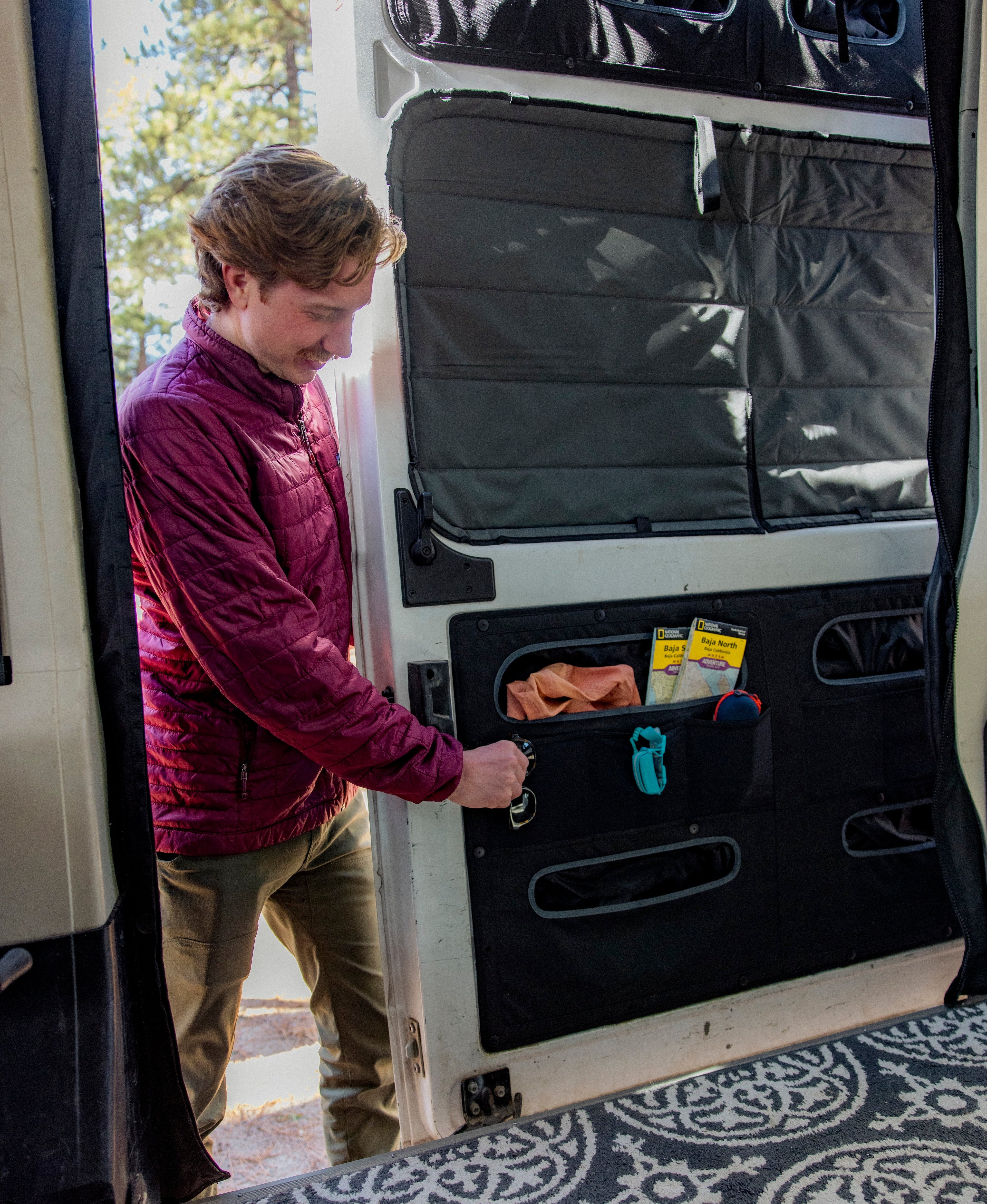 VanEssential Ram Promaster Sliding Door Storage Panel - Lower