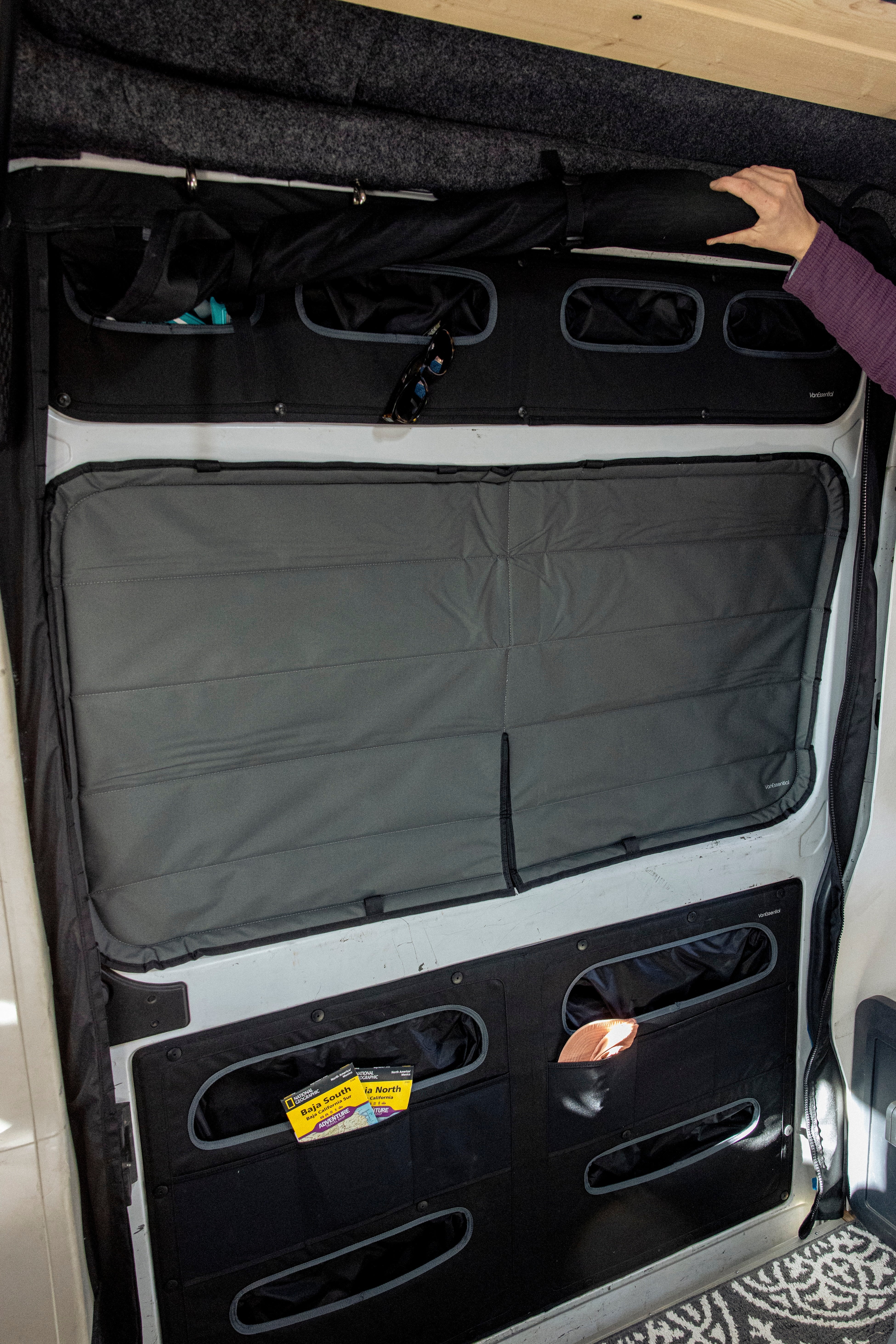 VanEssential Ram Promaster Sliding Door Storage Panel - Upper