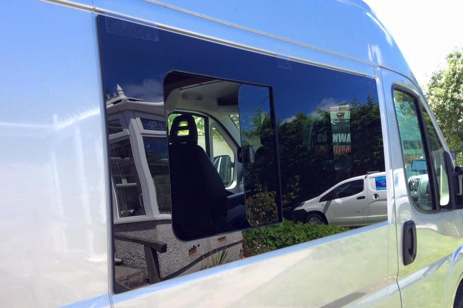 AM Auto - Ford Transit - Driver Side - Forward Window - Half Slider w ...