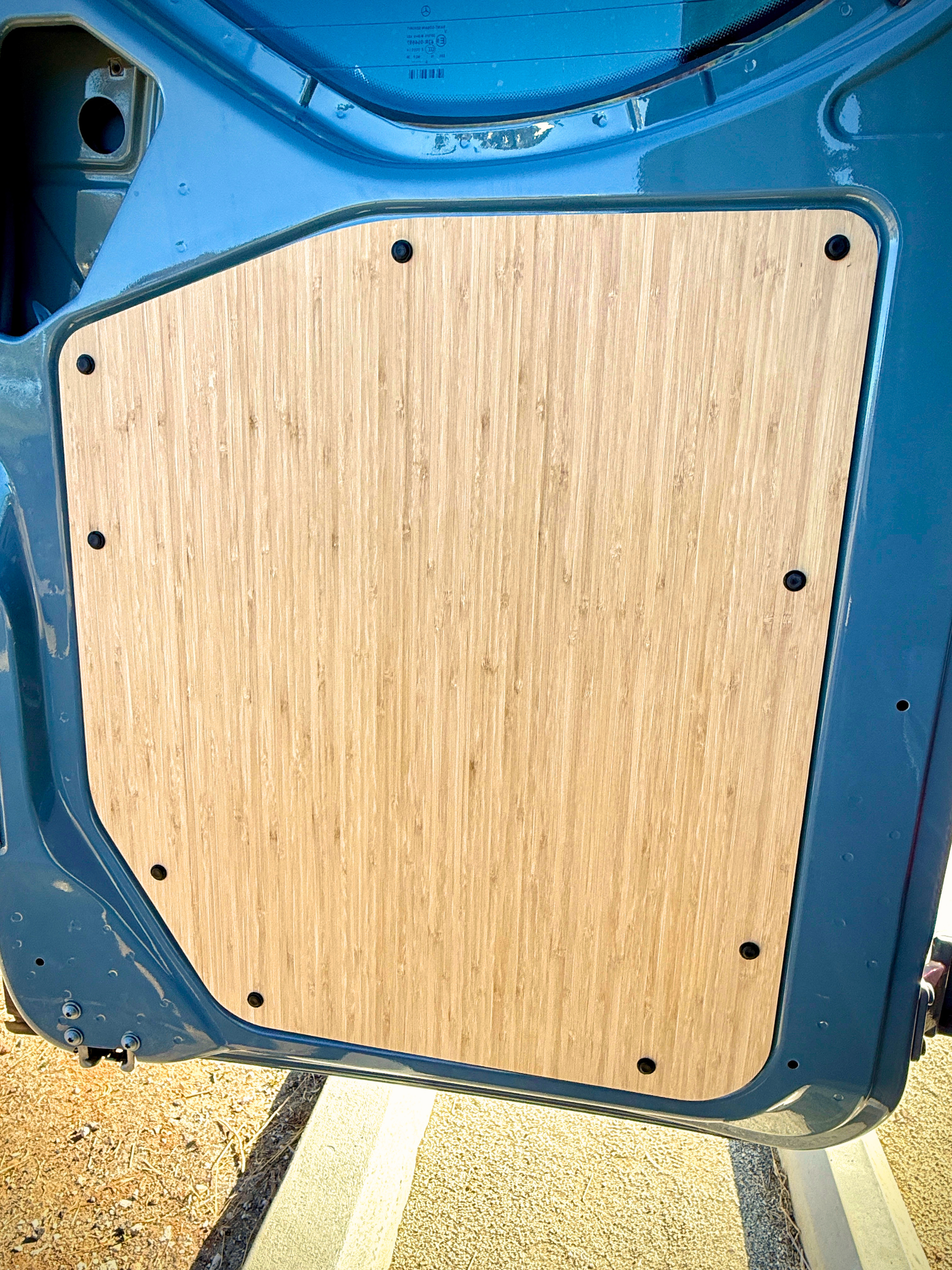 Mercedes Sprinter Lower Rear Door Panels (Pair) – Bamboo (2019+)