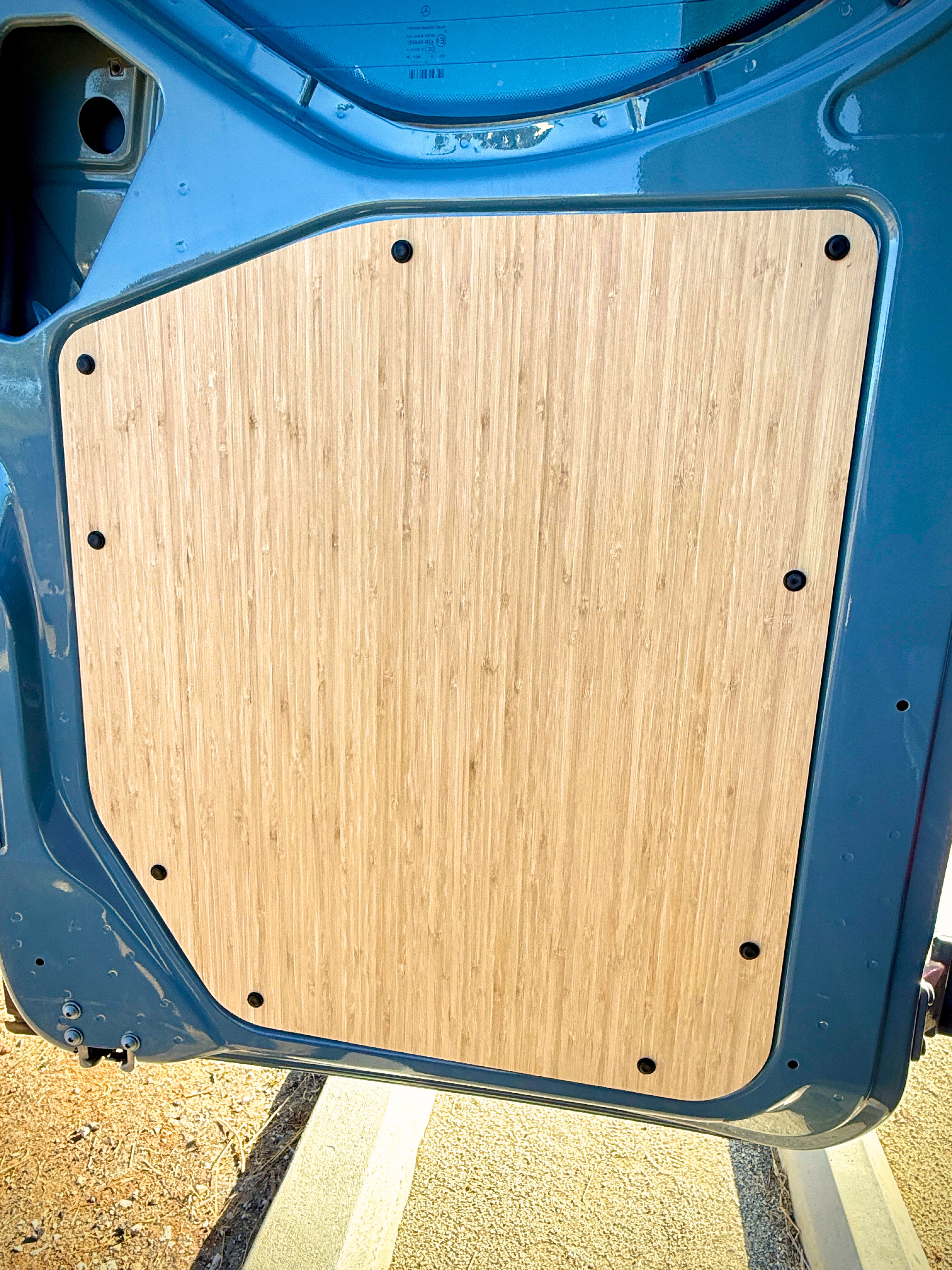 Mercedes Sprinter Lower Rear Door Panels (Pair) – Bamboo (2019+)
