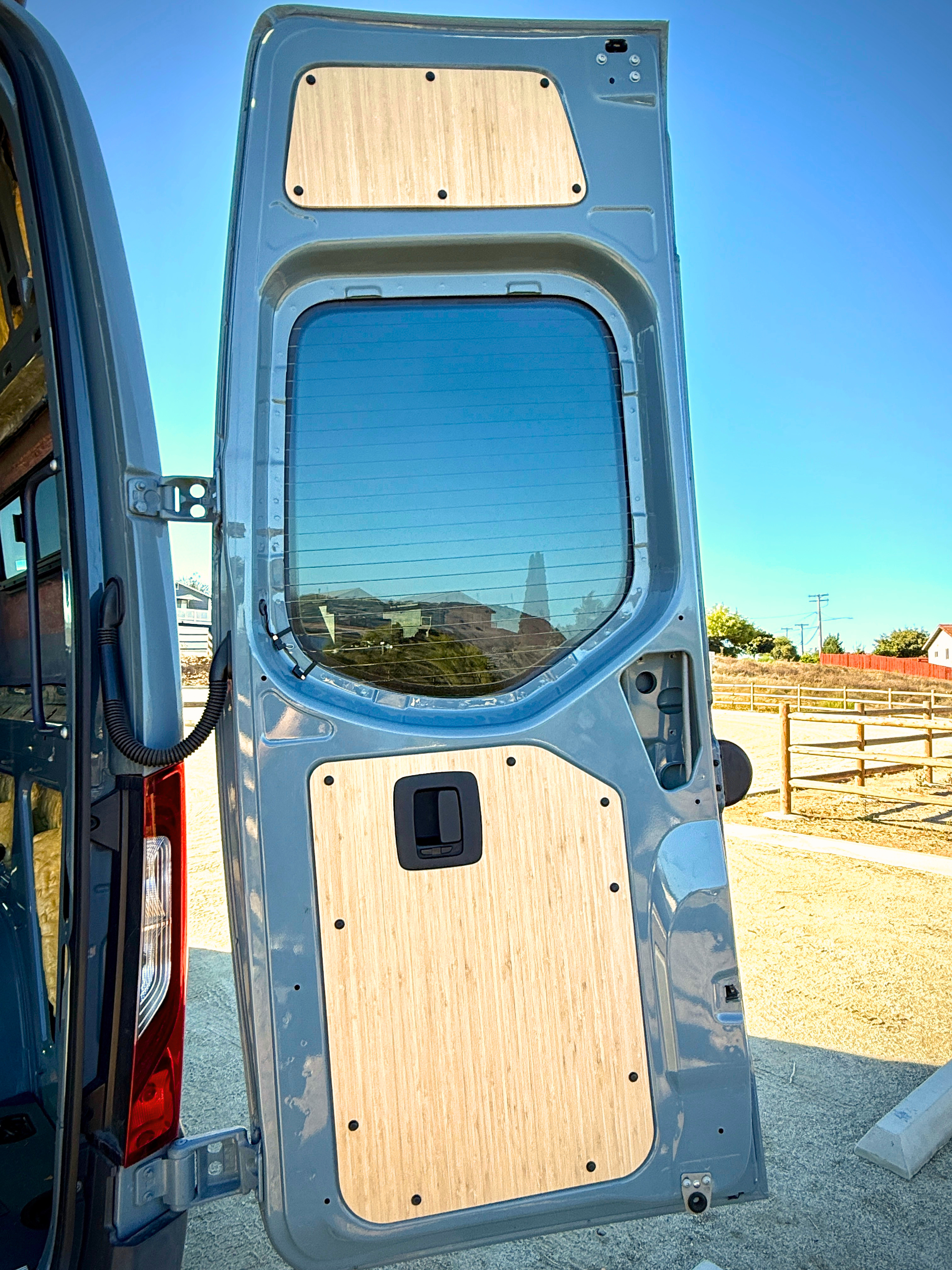 Mercedes Sprinter Lower Rear Door Panels (Pair) – Bamboo (2019+)