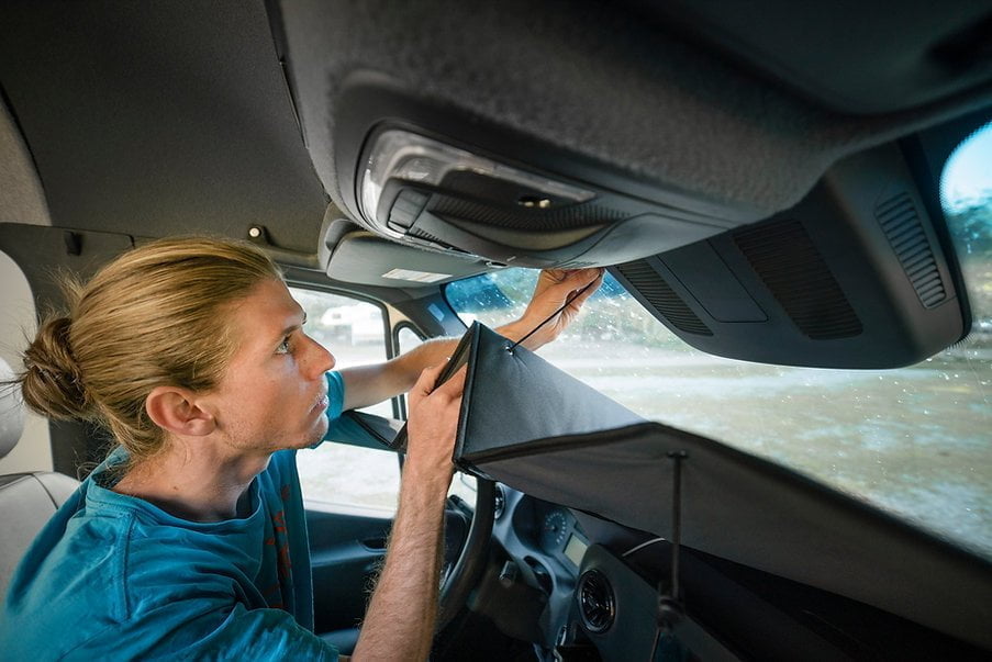 VanEssential Ford Transit Front Windshield Cover