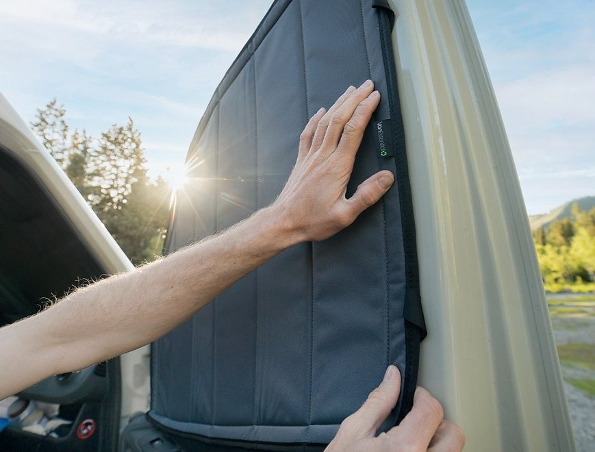 VanEssential Mercedes Sprinter Front Cab Window Covers Kit