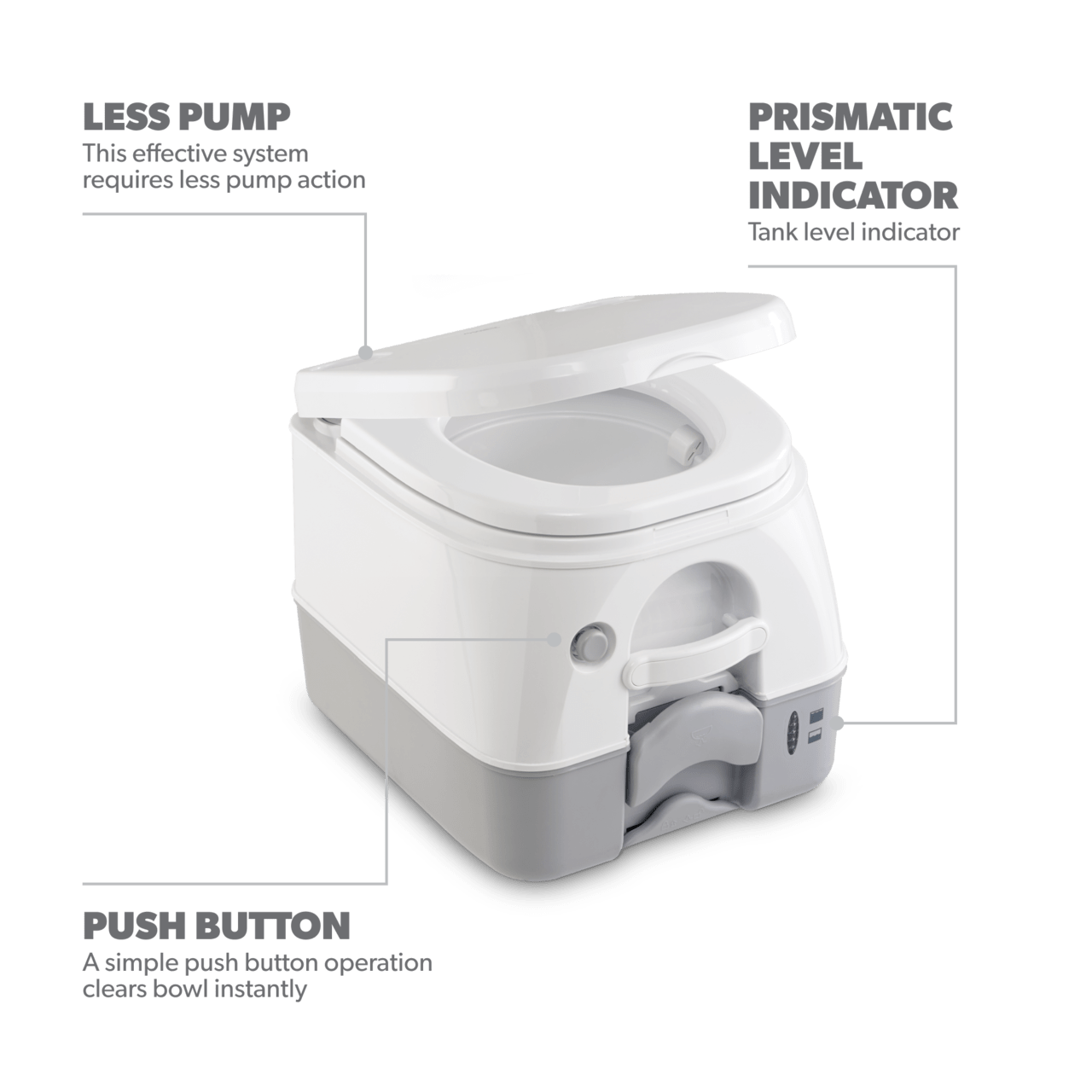 camping toilet Dometic 972 Portable Cassette Toilet – Vanlife Outfitters