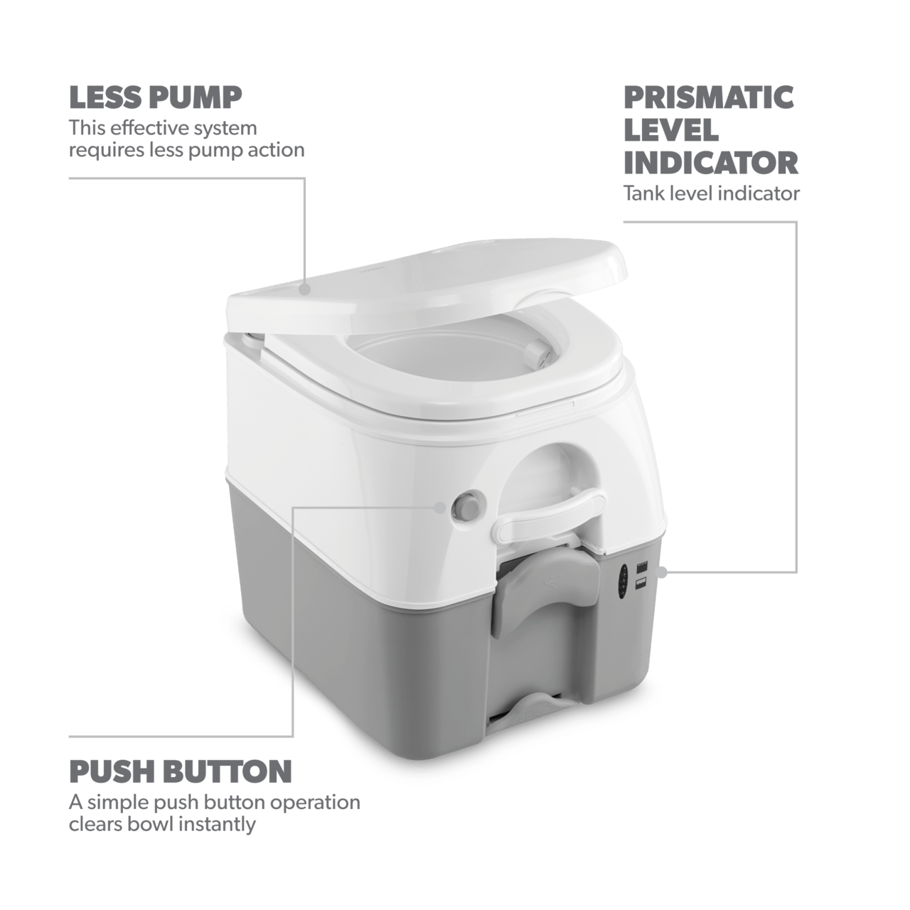 Dometic 976 Portable Cassette Toilet