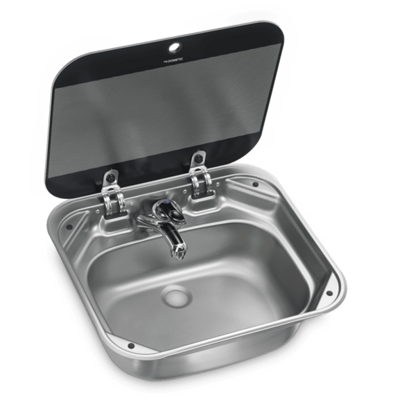 Dometic Square Sink with Glass Cover - VA8000