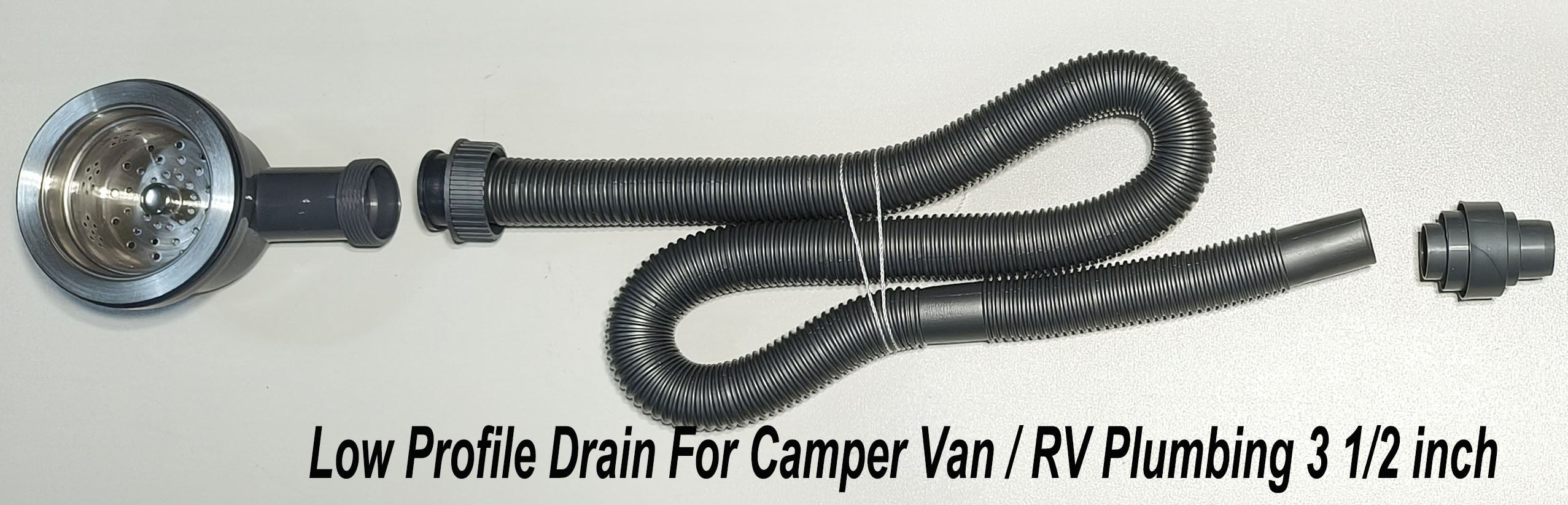 Tec Vanlife Low Profile Drain Kit 3-1/2"