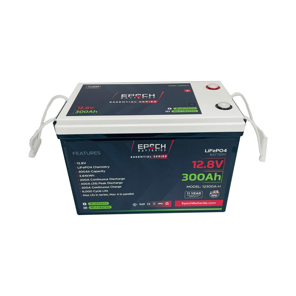 Epoch 300Ah Lithium Battery "Essential Series" (12-Volt)