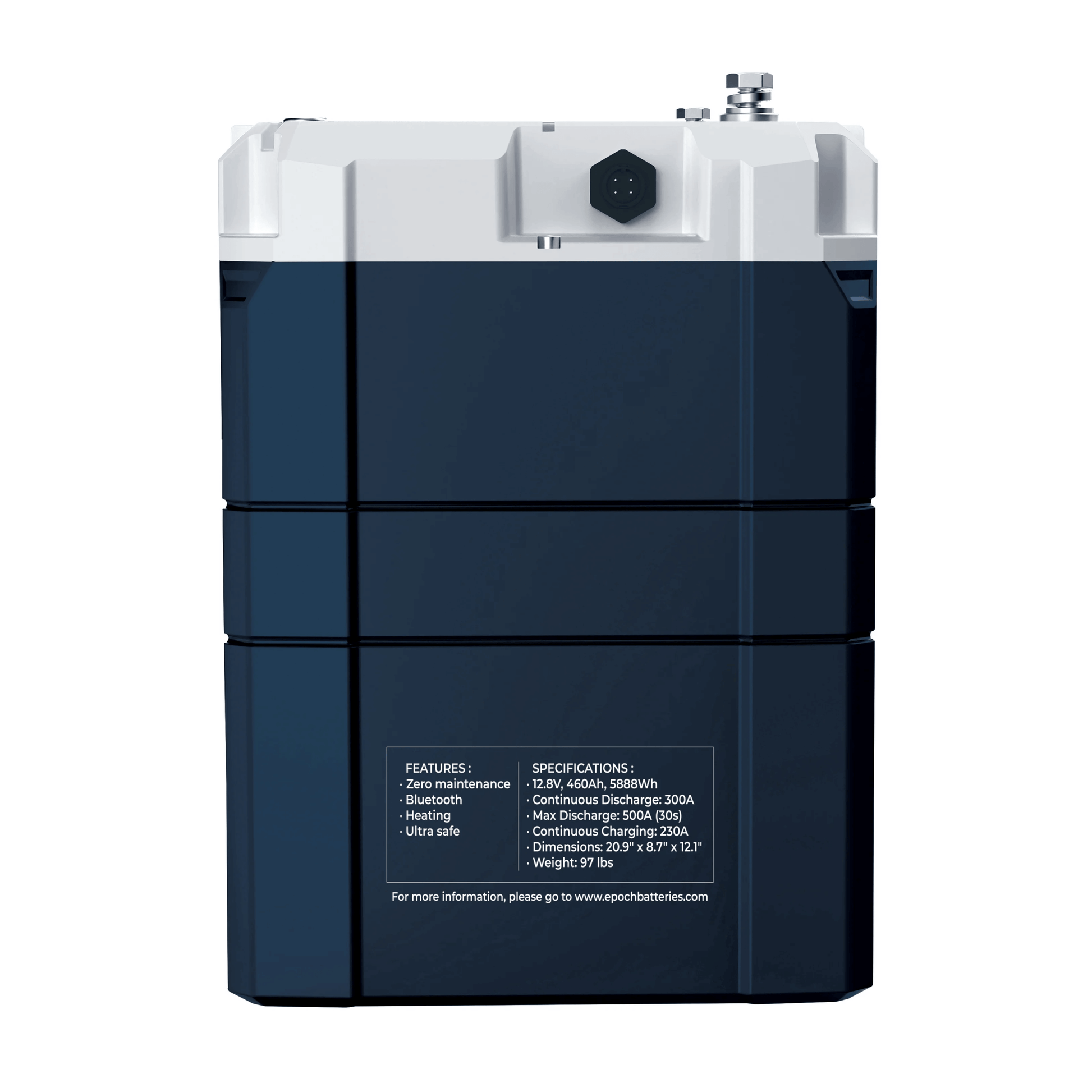 Epoch 460Ah Lithium Battery V2 "Elite Series" (12-Volt)