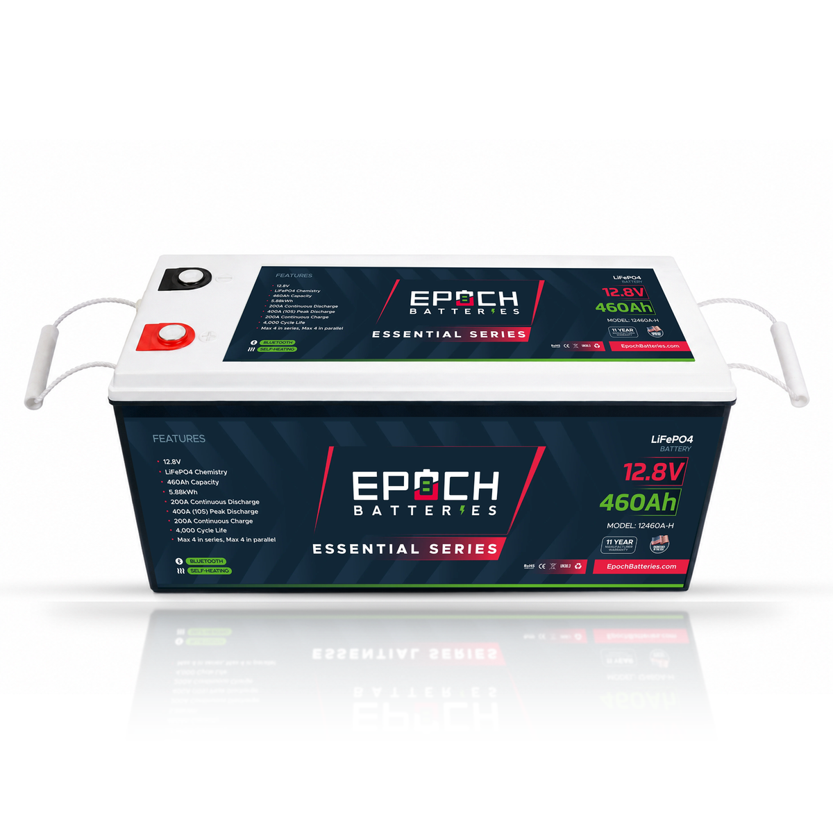 Epoch 12V 460Ah Essential Series LiFePO4 Lithium Battery (5.89kWh)