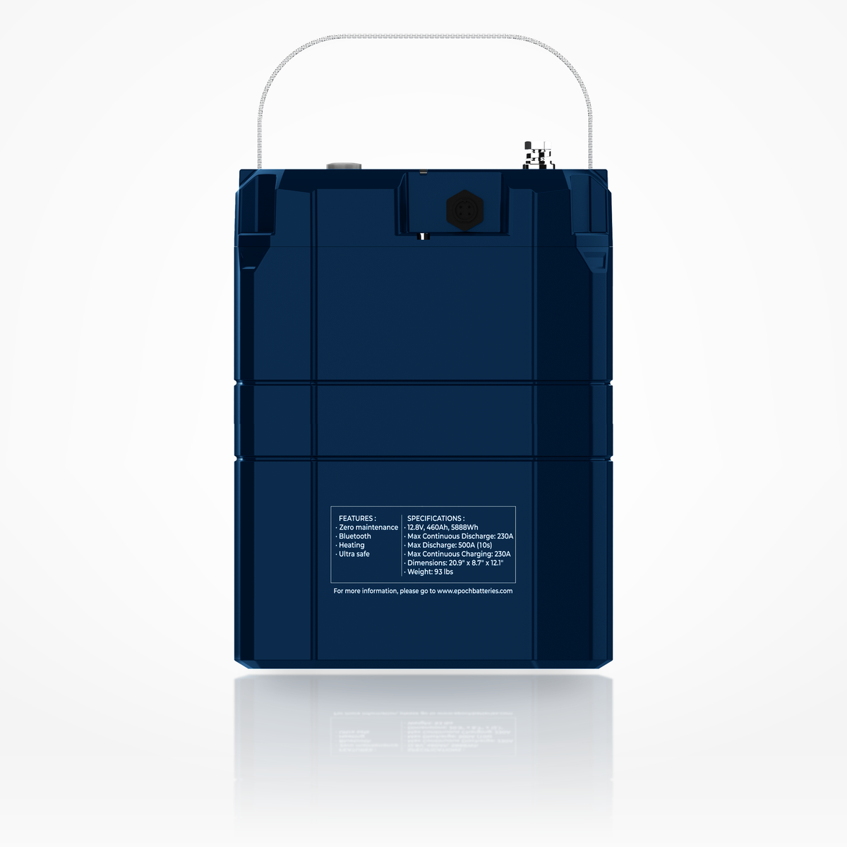 Epoch 12V 460Ah V2-T Elite Series LiFePO4 Lithium Battery (5.89kWh)