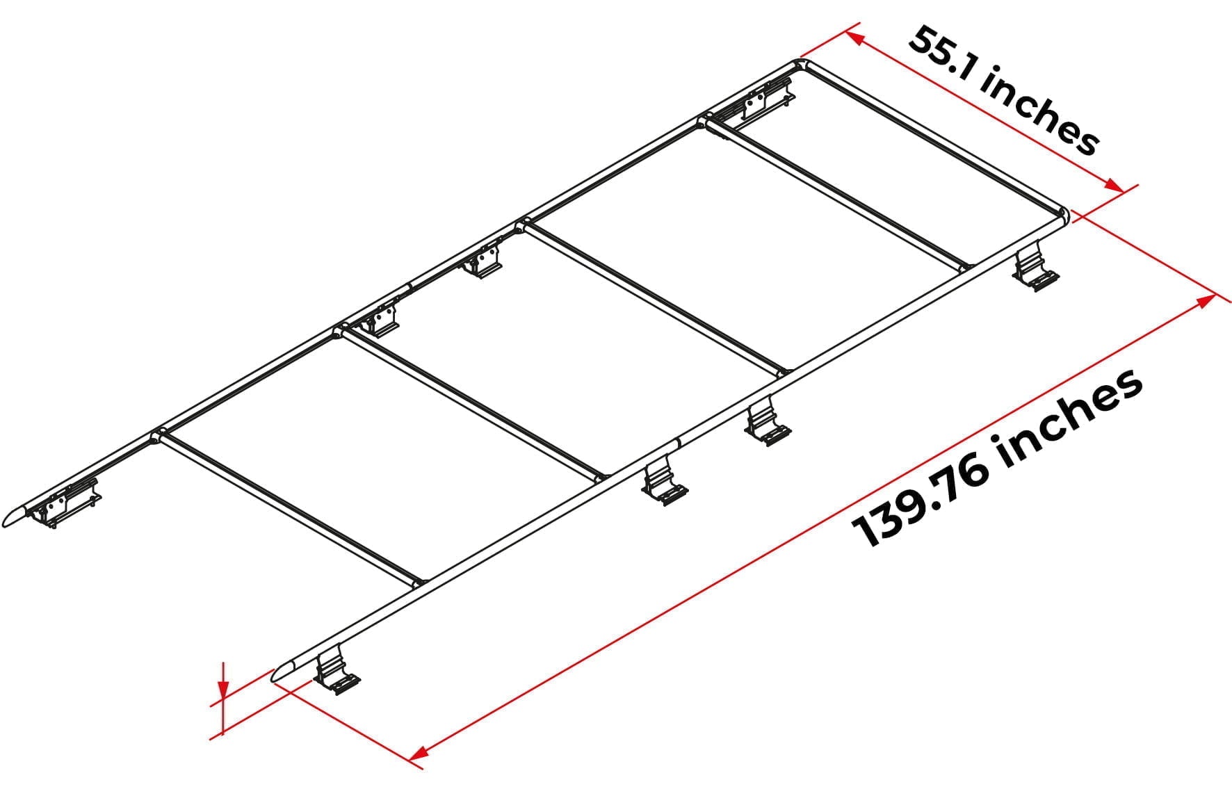 Fiamma Roof Rack - Ram Promaster