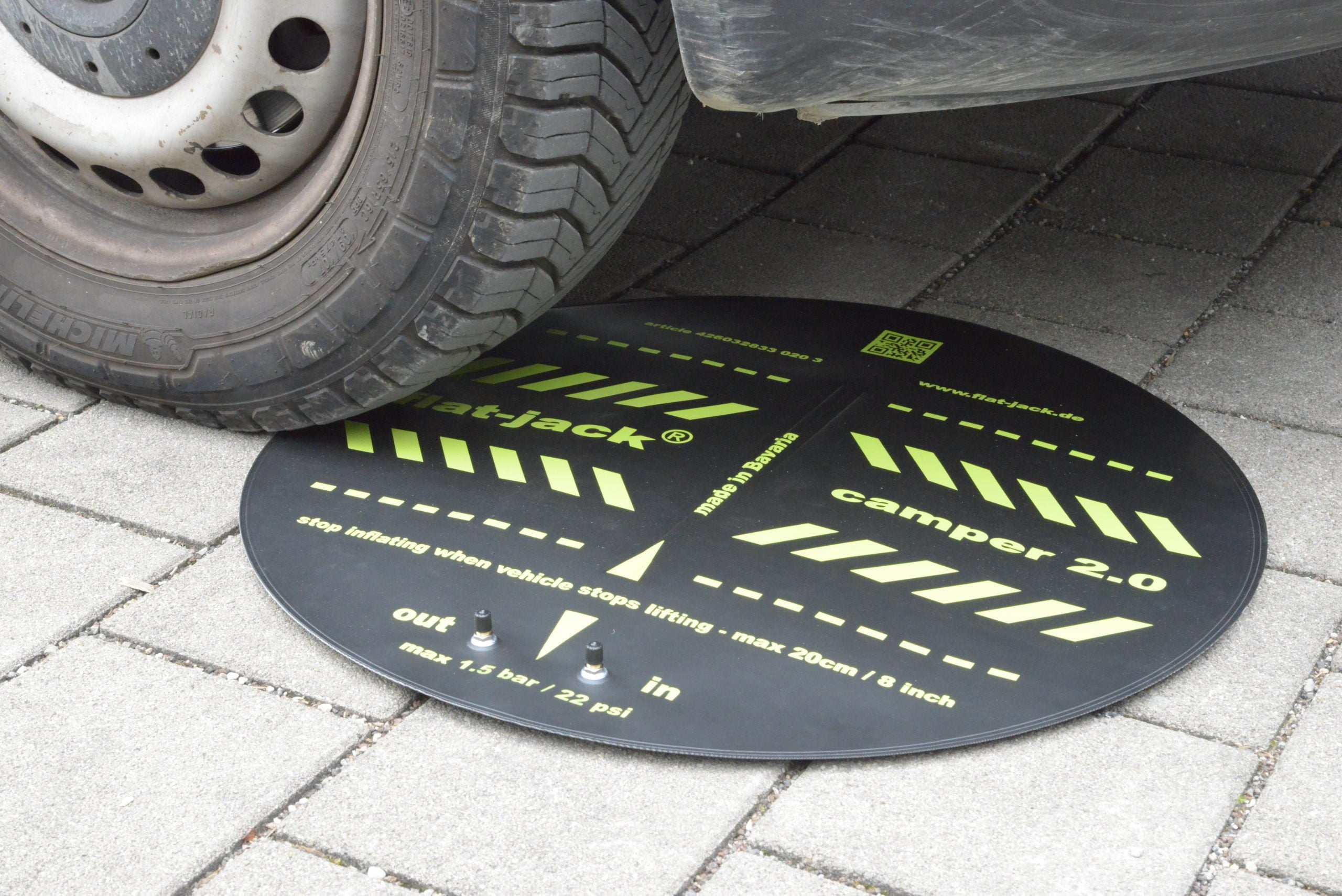 flat jack camper plus Flat-Jack 2.0 – Inflatable Air Tire Leveler