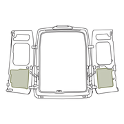 Transit - Rear Door Storage Panel - Lower (Pair)