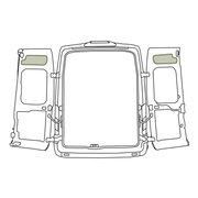 Transit - Rear Door Storage Panel - Upper (Pair)