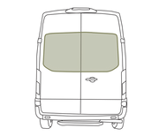 VanEssential Ford Transit Rear Door Window Covers (Pair)