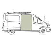 VanEssential Ford Transit Sliding Door Bug Screen
