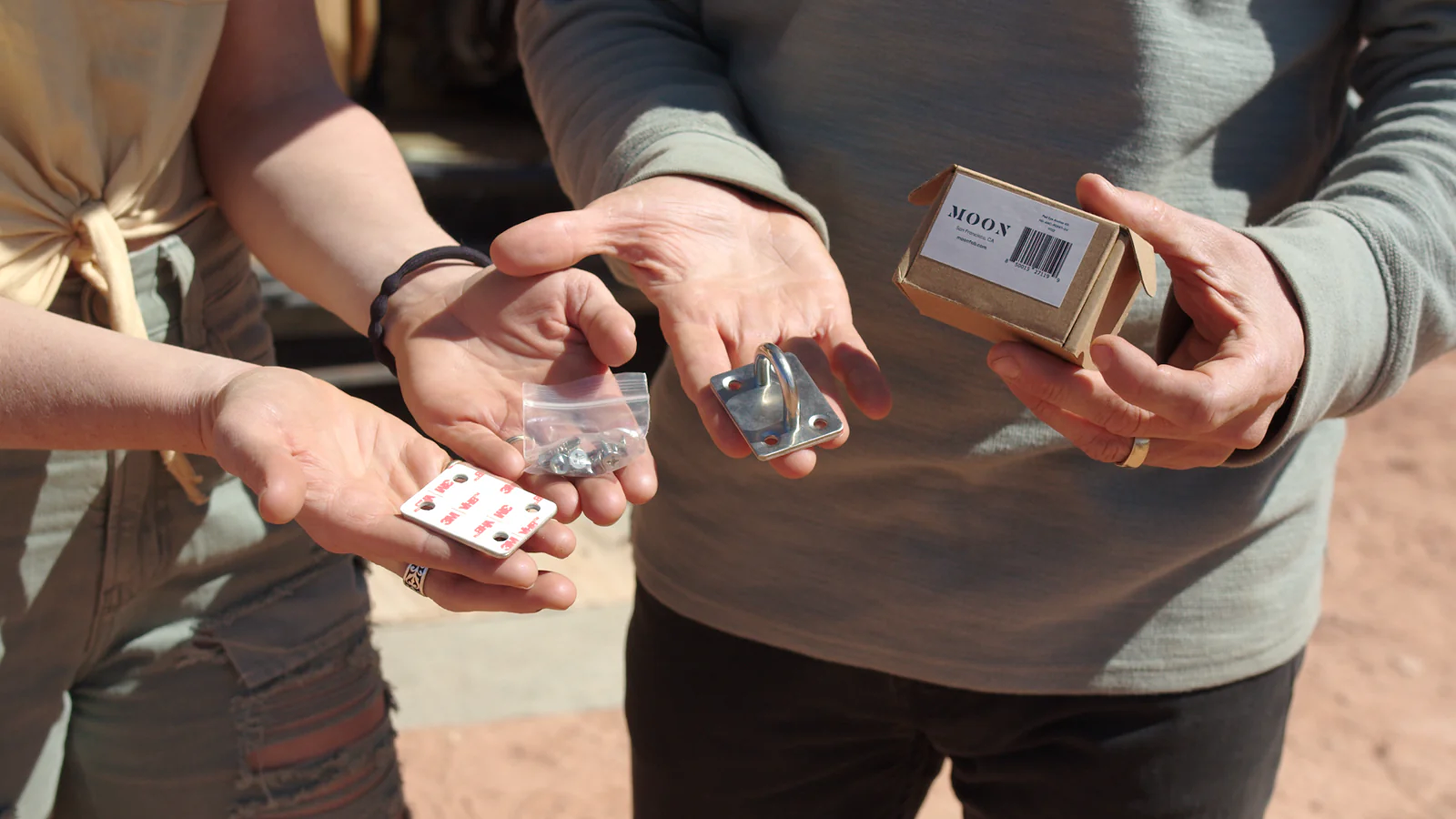 MoonShade Pad Eye Awning Anchors