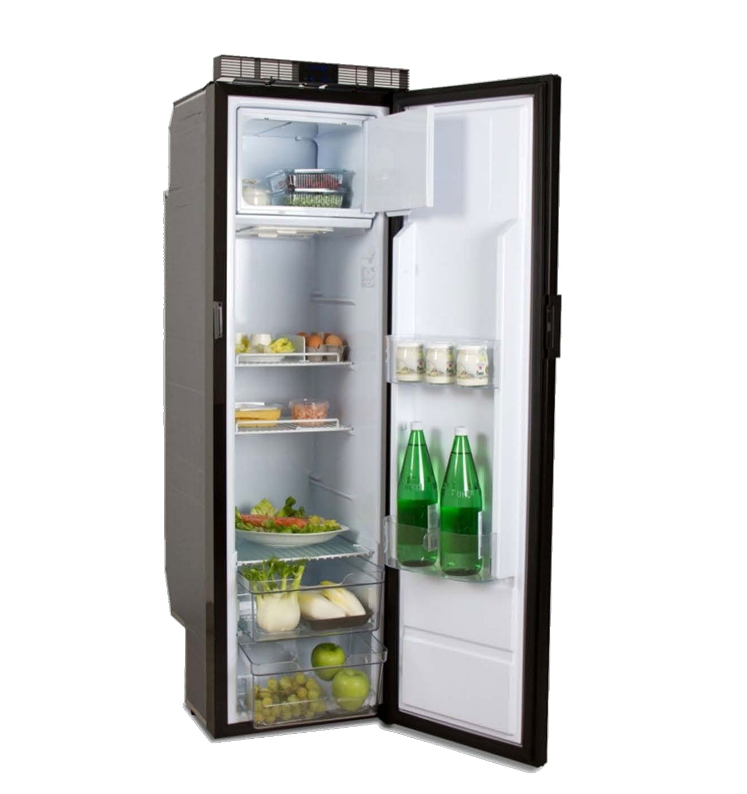 Isotherm Freeline Slim 140 Refrigerator/Freezer - 4.9 cu feet - Black