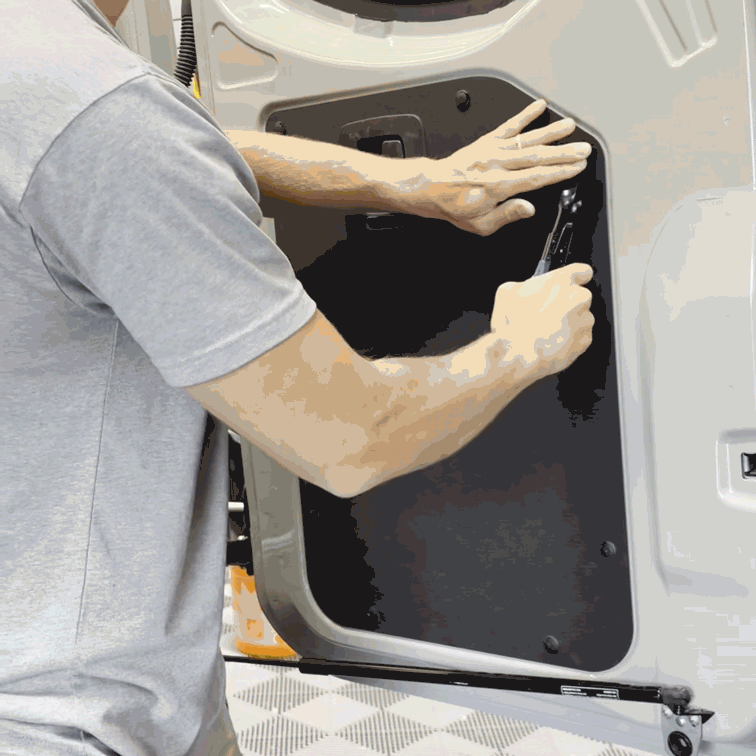 VanEssential Mercedes Sprinter Rear Door Storage Panels (Pair) - Lower
