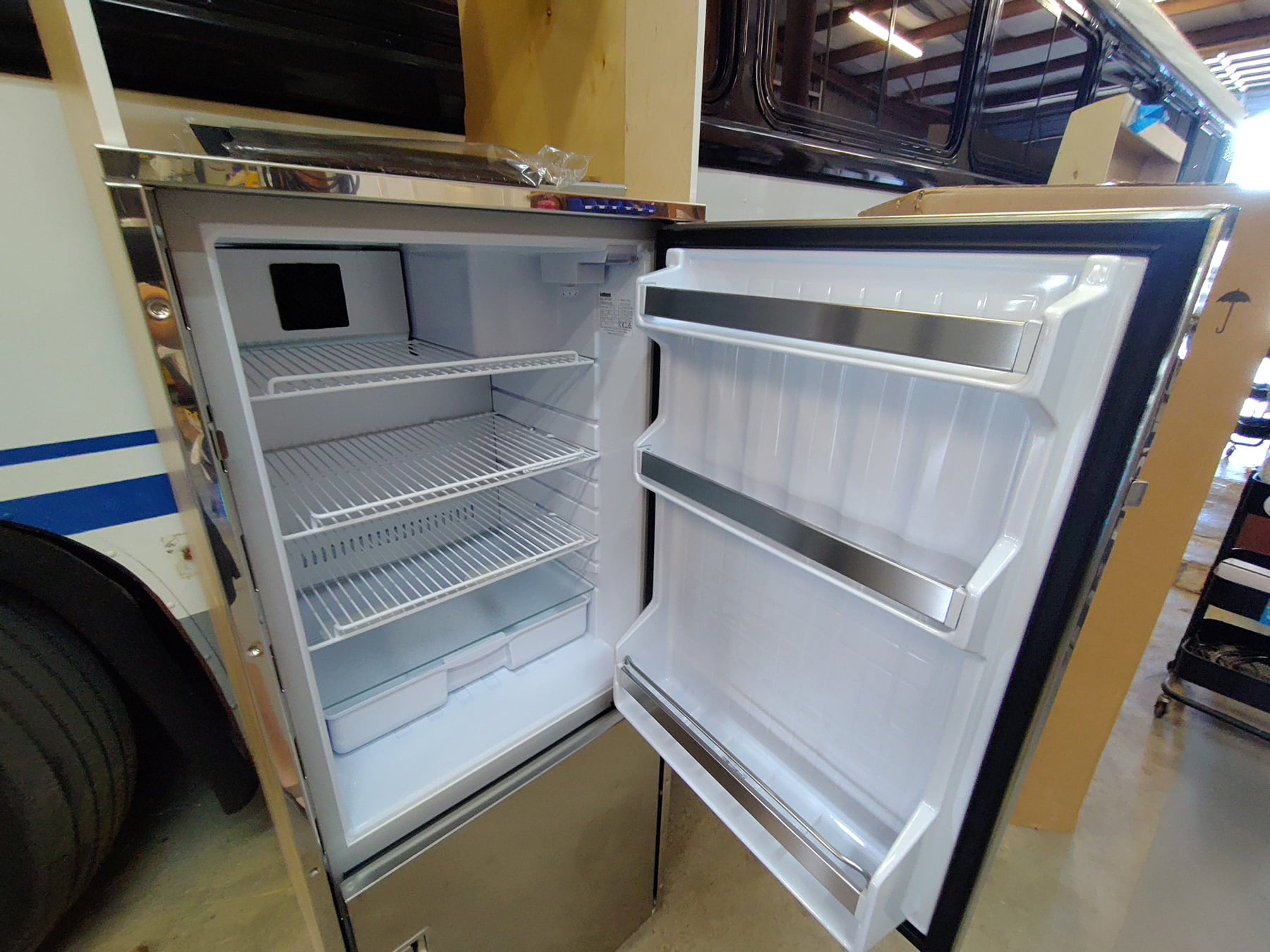 Isotherm Cruise 195 Combi Refrigerator / Freezer - 6.8 cu ft (Left Swing) - Stainless Steel