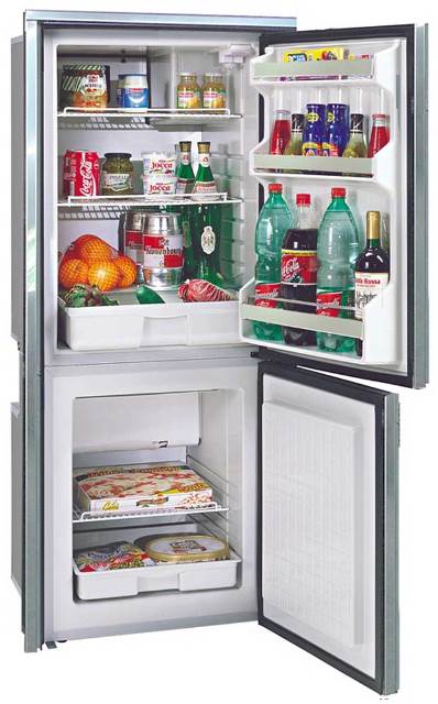 Isotherm Cruise 195 Combi Refrigerator / Freezer - 6.8 cu ft (Left Swing) - Stainless Steel