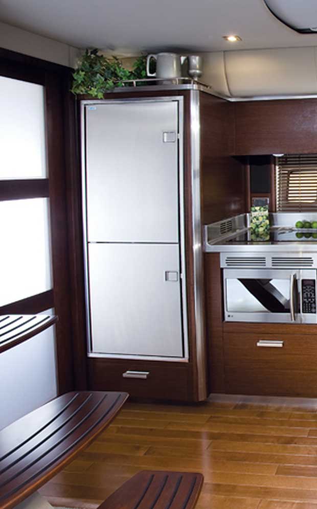 Isotherm Cruise 195 Combi Refrigerator / Freezer - 6.8 cu ft (Left Swing) - Stainless Steel