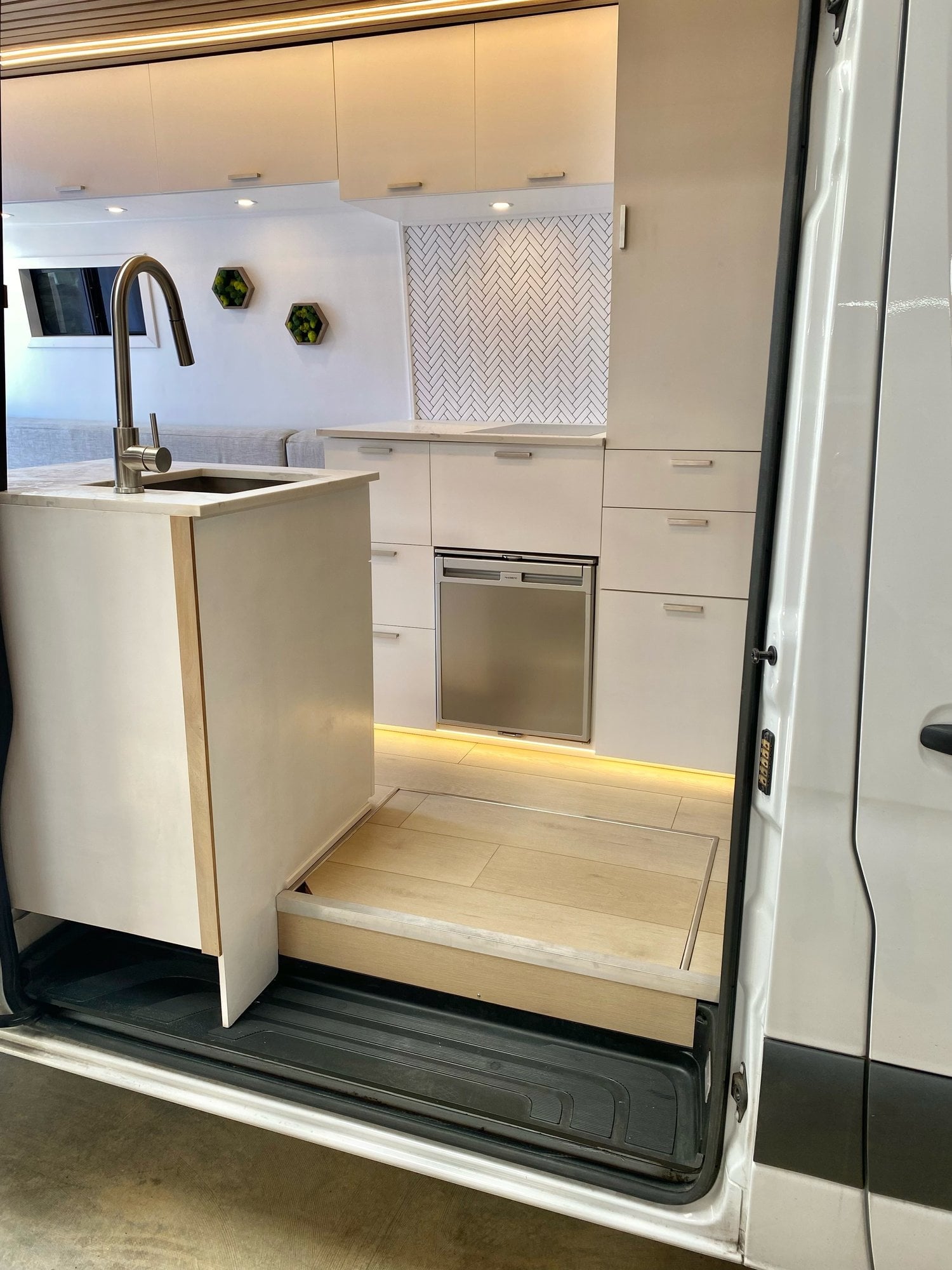 Modern Times Recessed Stainless Steel Shower Pan