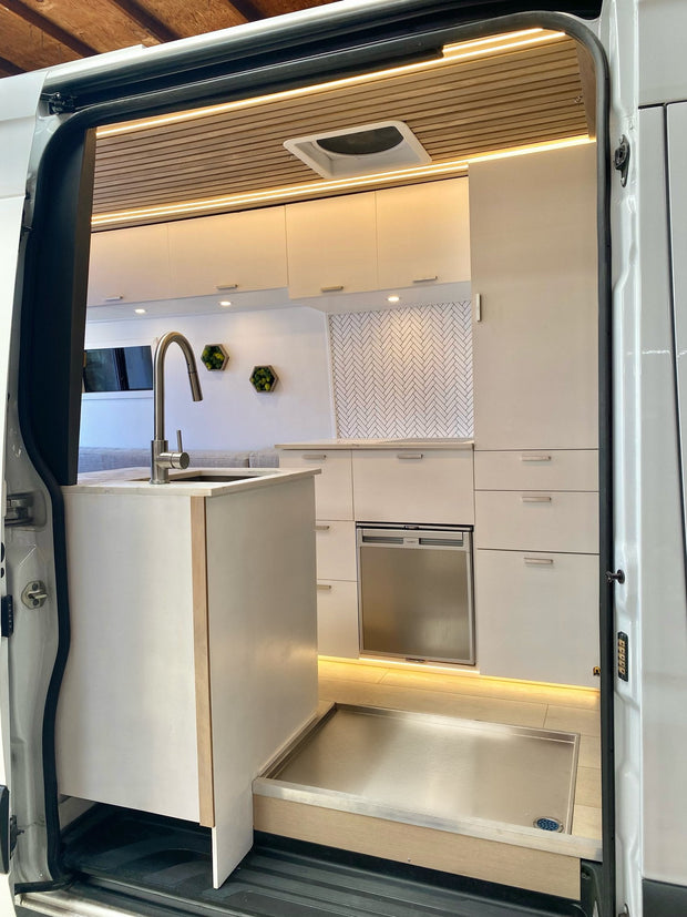 Modern Times Recessed Stainless Steel Shower Pan – Vanlife Outfitters