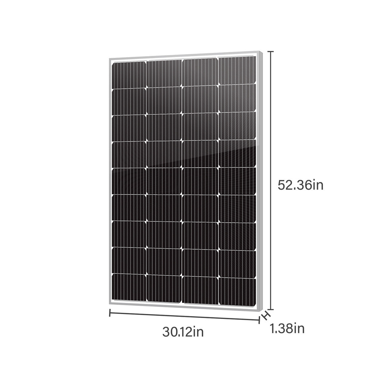 Newpowa 200 Watt 12V Monocrystalline Solar Panel