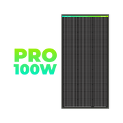 Newpowa 100 Watt Pro 12V Monocrystalline Solar Panel (Black Frame)