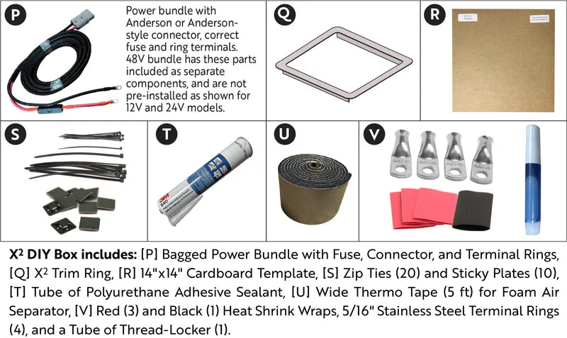 Nomadic Cooling - X2 - DIY Install Kit