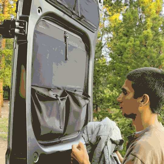 VanEssential Ram Promaster Rear Door Storage Panels (Pair) - Middle