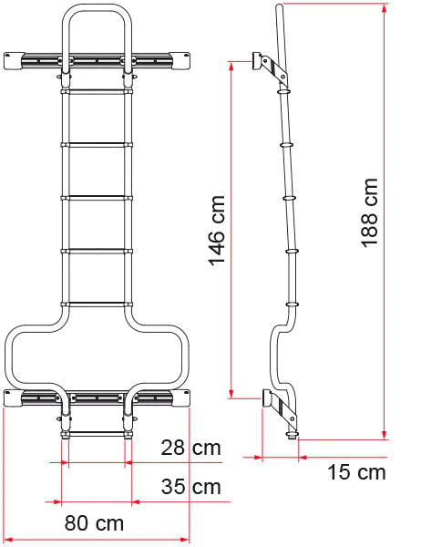 Fiamma Promaster Deluxe Ladder