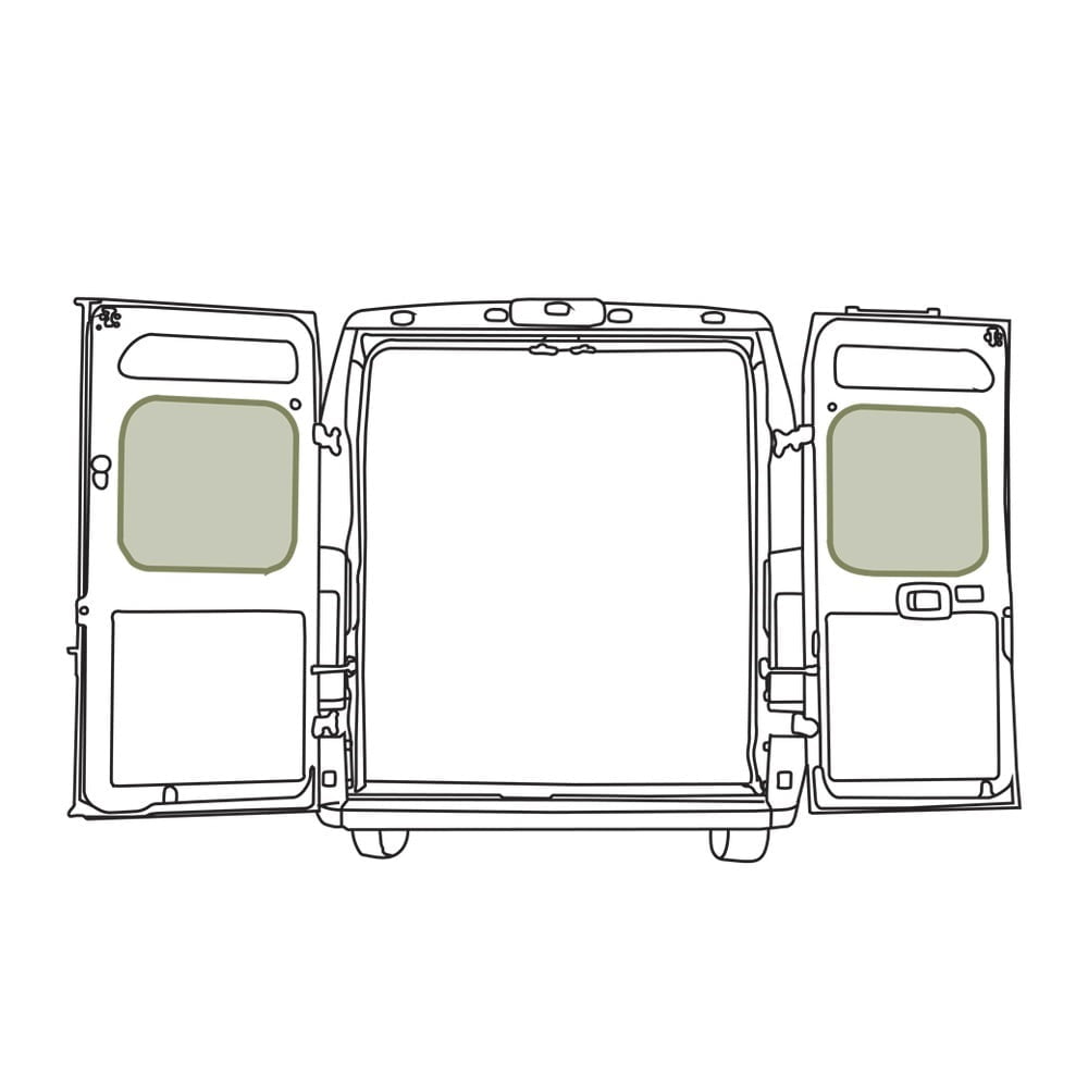 Promaster - Rear Door Storage Panel - Middle (Pair)