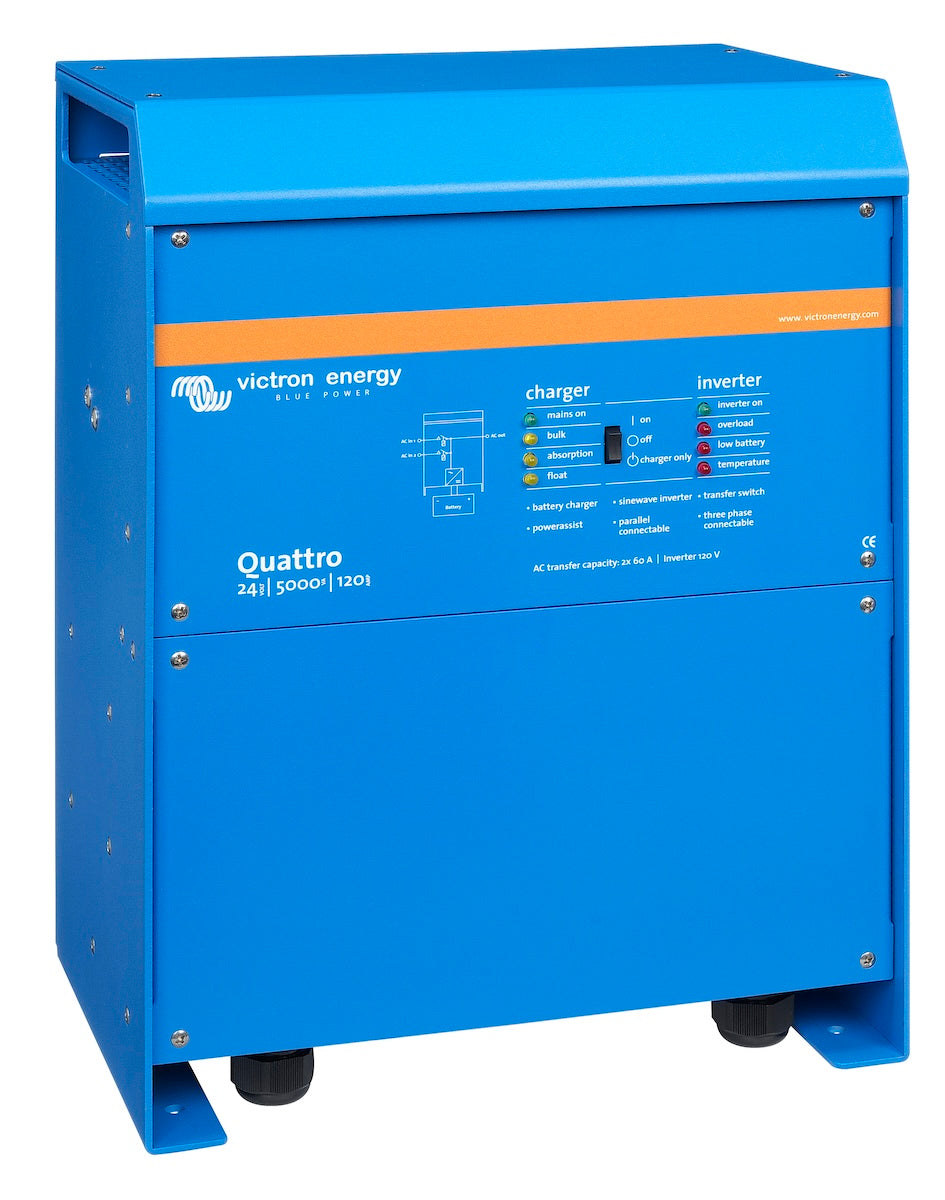 Victron Energy Quattro - 24/5000/120 120V Inverter/Charger (24-Volt) (Clearance)