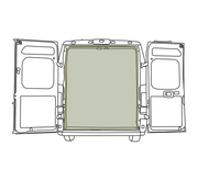 VanEssential Ram Promaster Rear Door Bug Screen