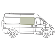 VanEssential Ram Promaster Sliding Door Window Cover