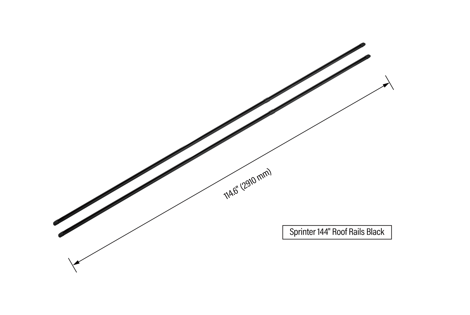 Tec Vanlife Roof Rails - Sprinter 2007+