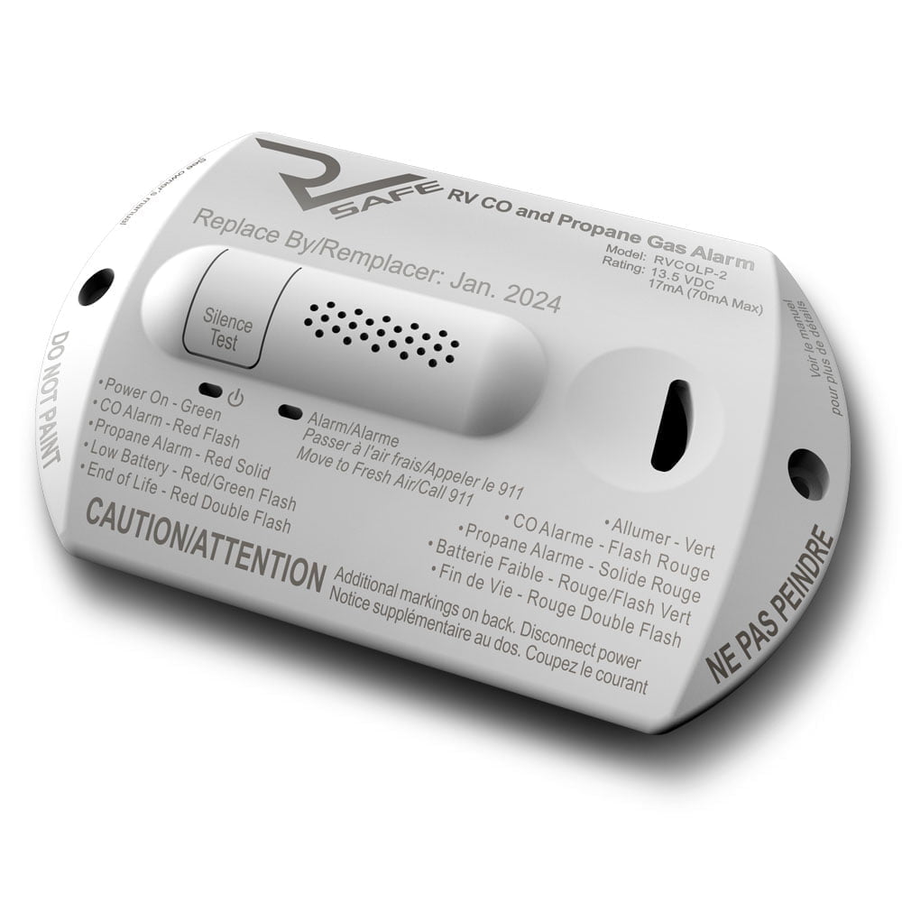 RV Safe Combination Carbon Monoxide and Propane Gas Detector