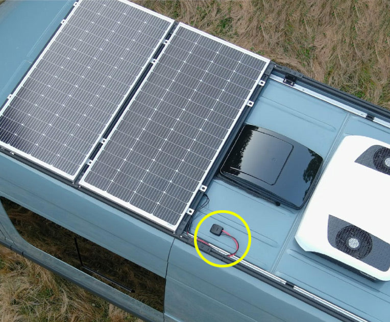 Scanstrut Horizontal Double-Entry Cable Seal - Black Plastic