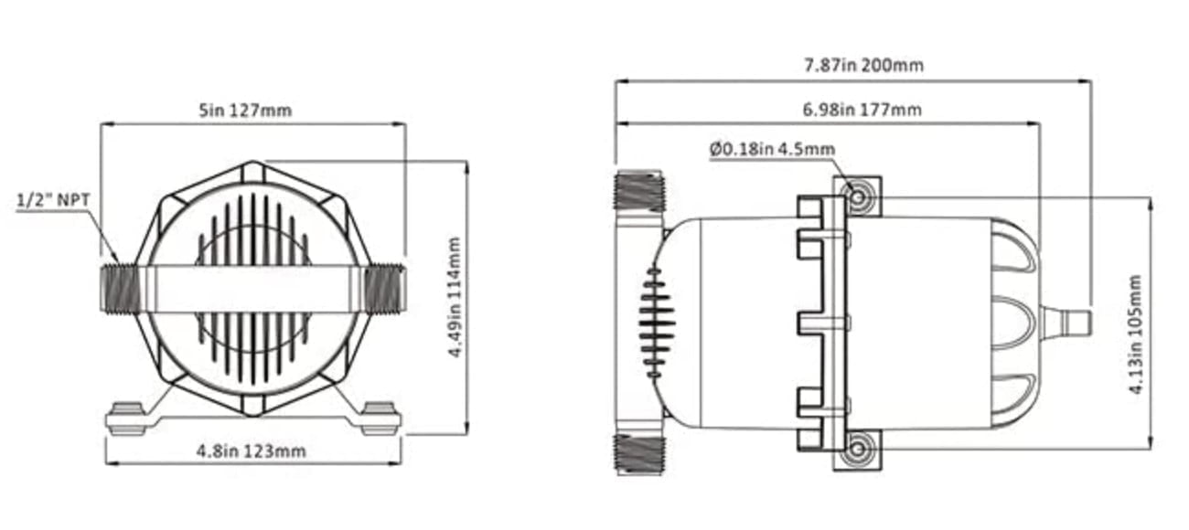 Seaflo Pressure Accumulator Tank