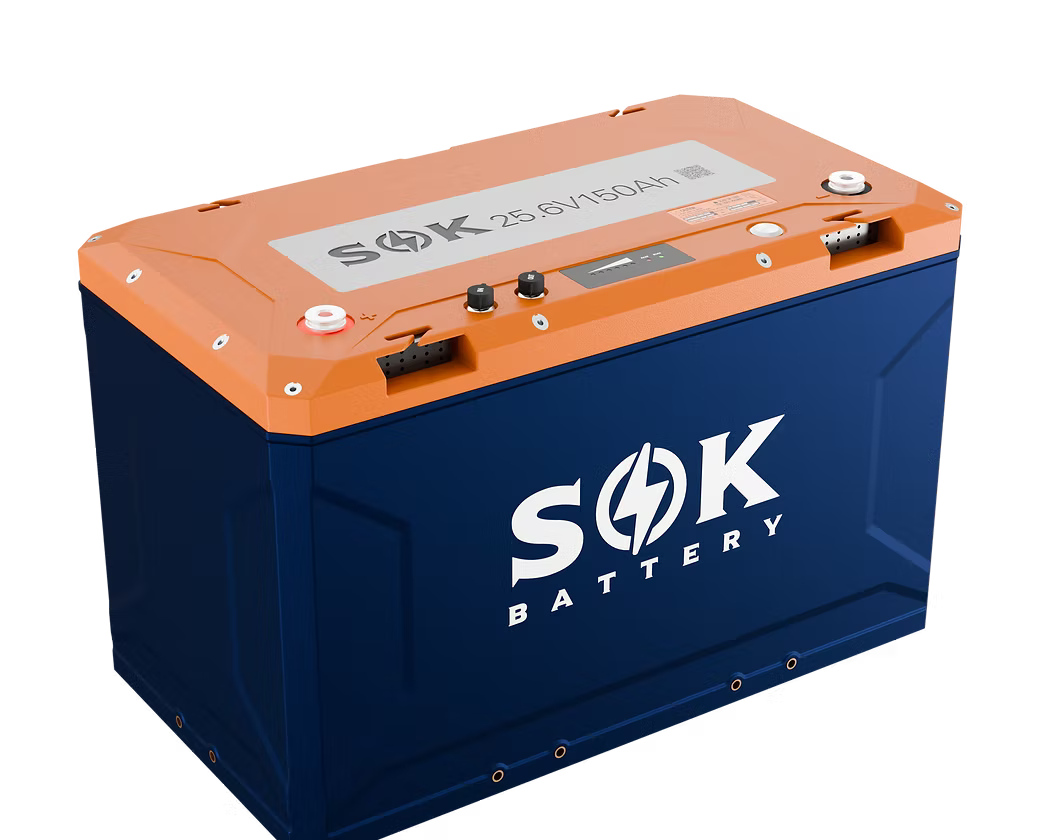 SOK Battery 150Ah Lithium Battery (24-Volt) with Victron Communication